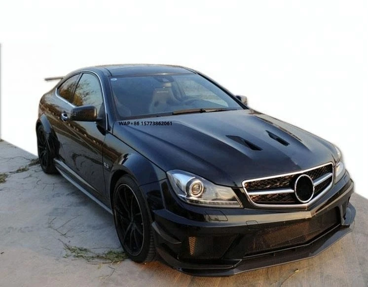 W204 BK Body Kits for Mercede Ben c Class W204 Frp Wide Body Kit Hot Selling