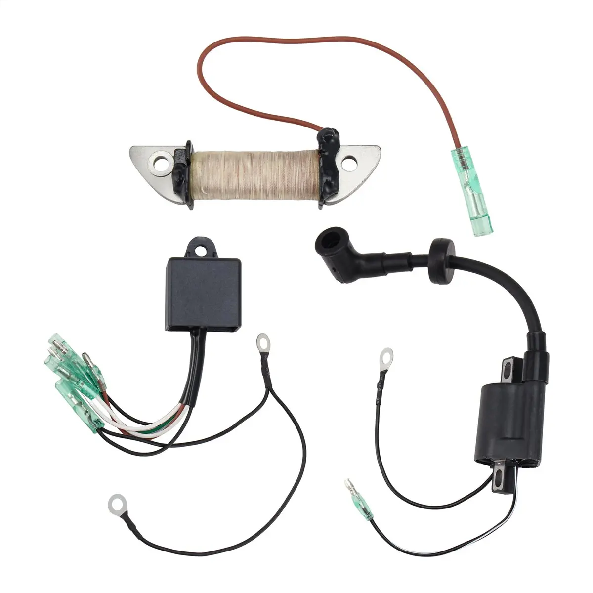 #03D (Plastic+Metal)Outboard Ignition High Voltage Package Charging Coil Set,Automotive Parts & Accessories