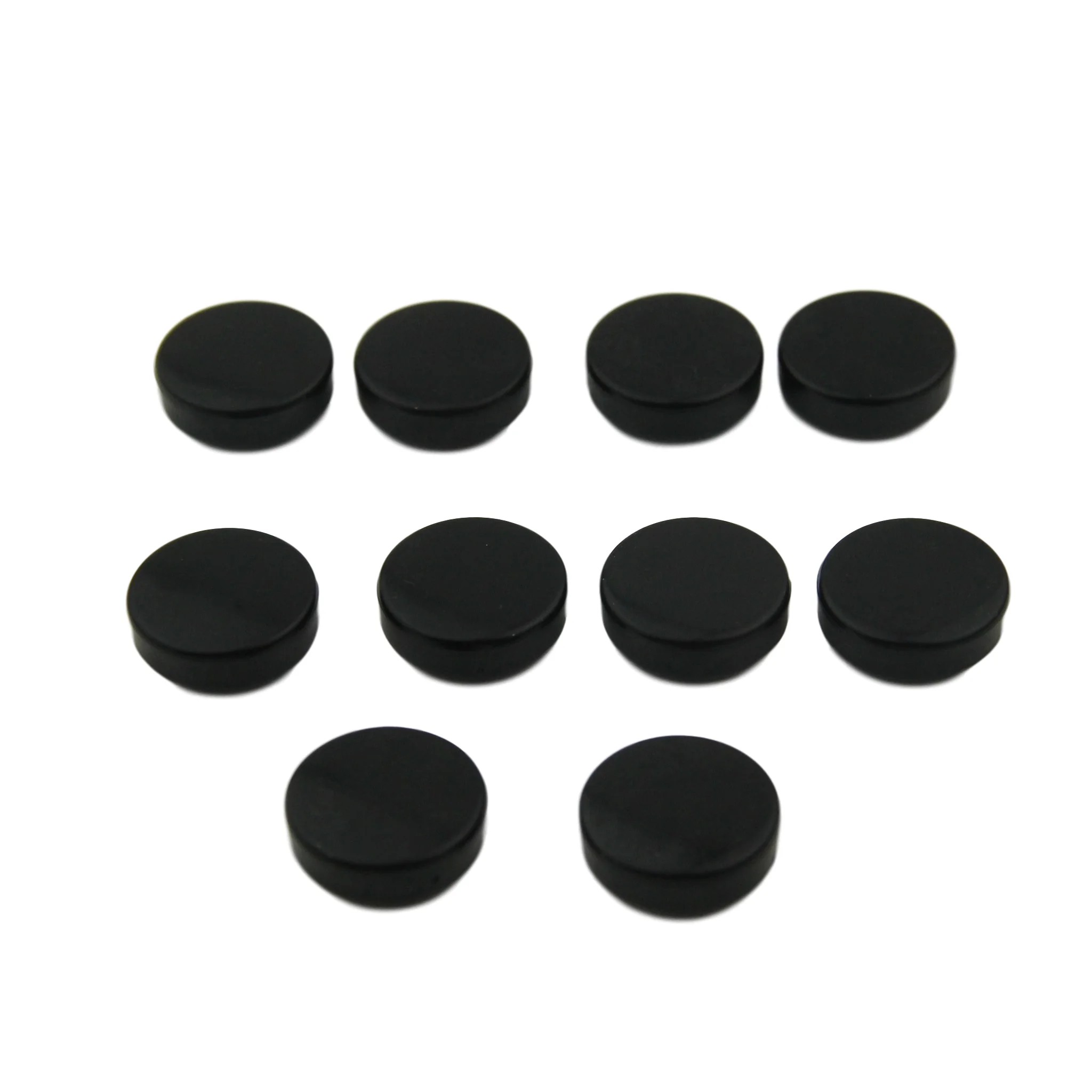 

Black Saxophone Thumb Rest Button Cover Left Hand Woodwind Parts 10pcs