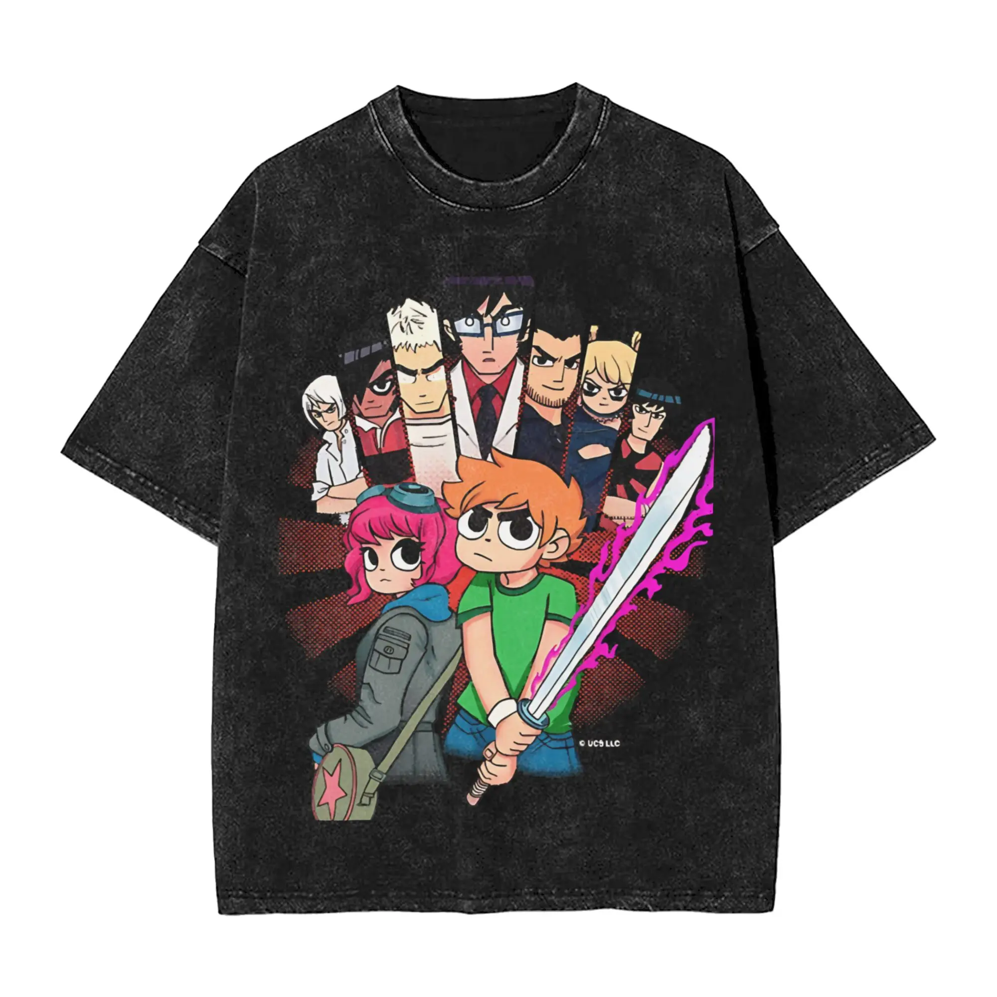 Scott Pilgrims  T-Shirt Summer  Awesome T-Shirts Casual Trending Tee Shirt For Mens Short Sleeves Design Top Tees