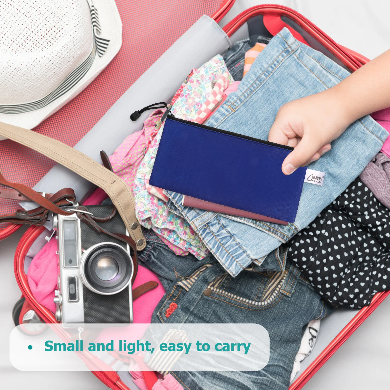 

12Pcs A6 Notes Pouch Recyclable Material File Storage Bag for Documents Tickets Cards Pen Organizer Compact Zipper Stationery