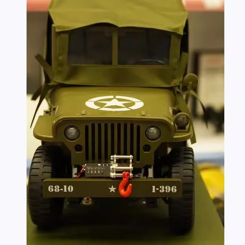 JJRC 1/10 C8815 Rc Auto 1941 JEEP WILLYS 2.4g 4wd RTR Crawler Scala di Arrampicata Camion Militare Fuoristrada Parti Modificabili giocattoli