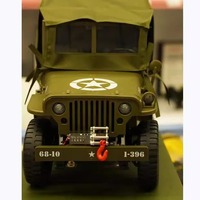 JJRC C8815 Rc Car 1941 JEEP WILLYS 2.4g 4wd RTR Crawler Climbing Scale Military Truck Offroad Vehicle Modifiable parts Metal dri