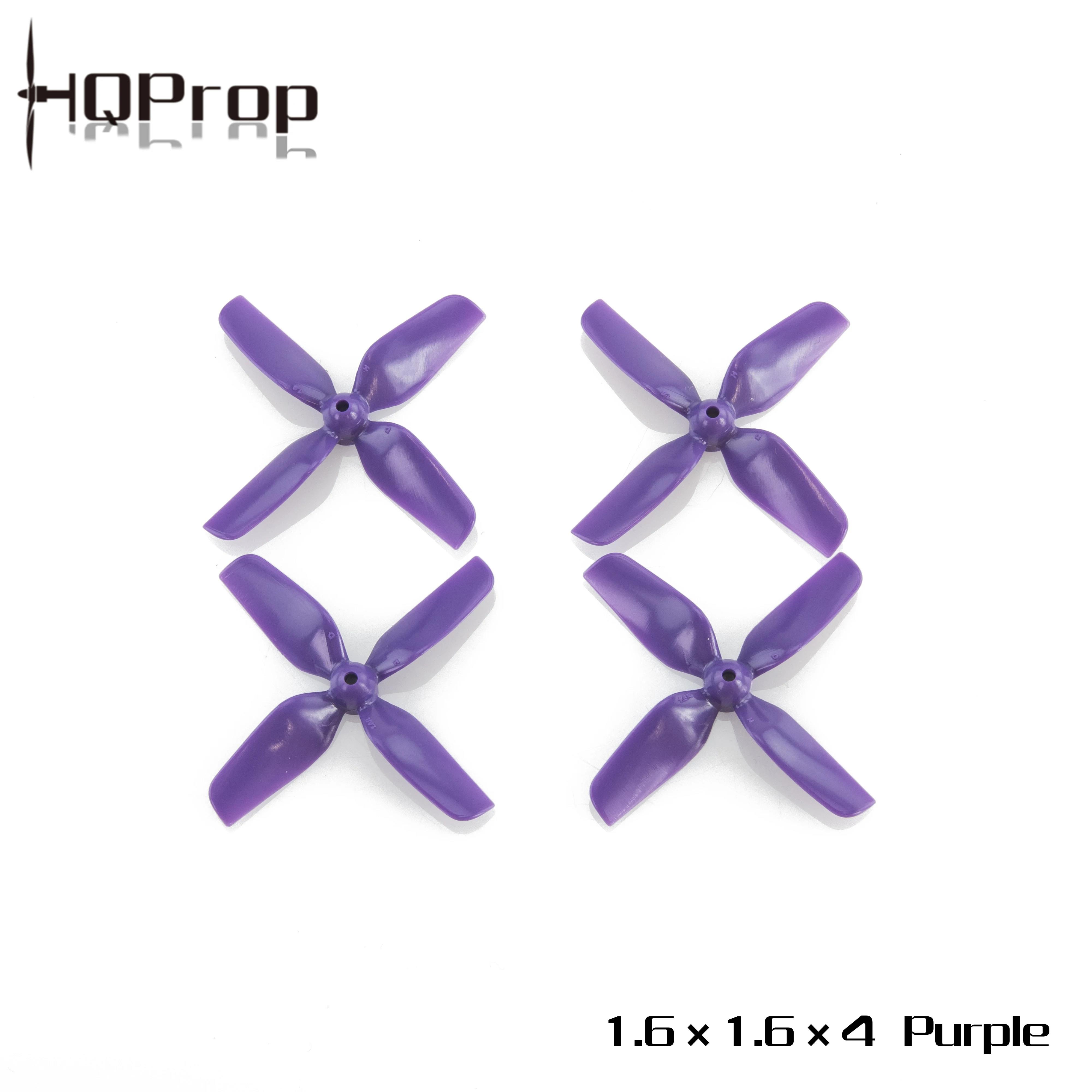 24pcs HQ HQPROP MWP Micro Whoop 1inch 40mm 1.6X1.6X4 -ABS 4-blades 1.5mm/1mm shaft DIA props Propellers Beta75 Mobula7