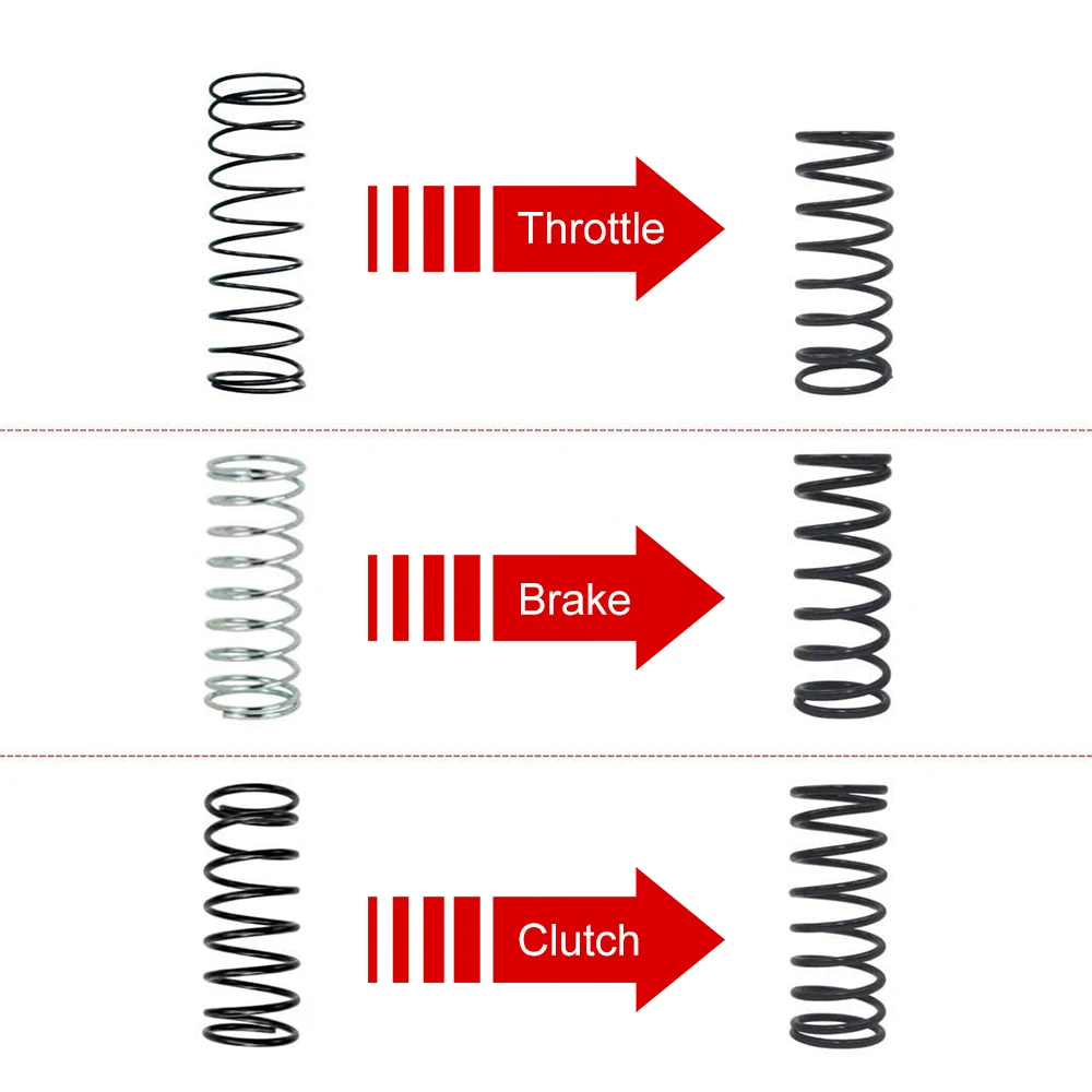ترقية خنق دواسة فرامل دواسة الربيع عدة 3 قطعة ل لوجيتك G25 G27 G29 G920 سيارة سباق لعبة اكسسوارات لعبة قطع غيار السيارات #6