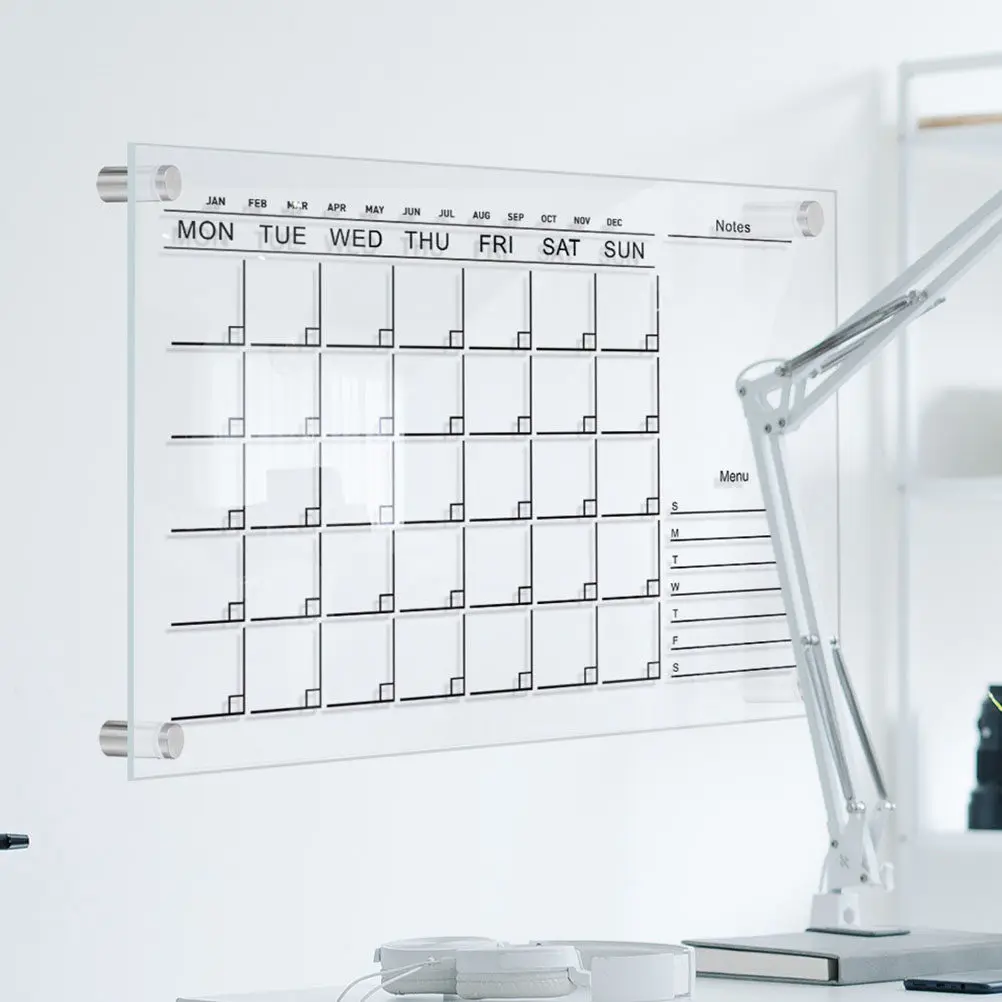 2sets-transparent-acrylic-whiteboard-memo-board-simple-elegant-design-for-office-home-school-wedding-party-use-dry-erase-write