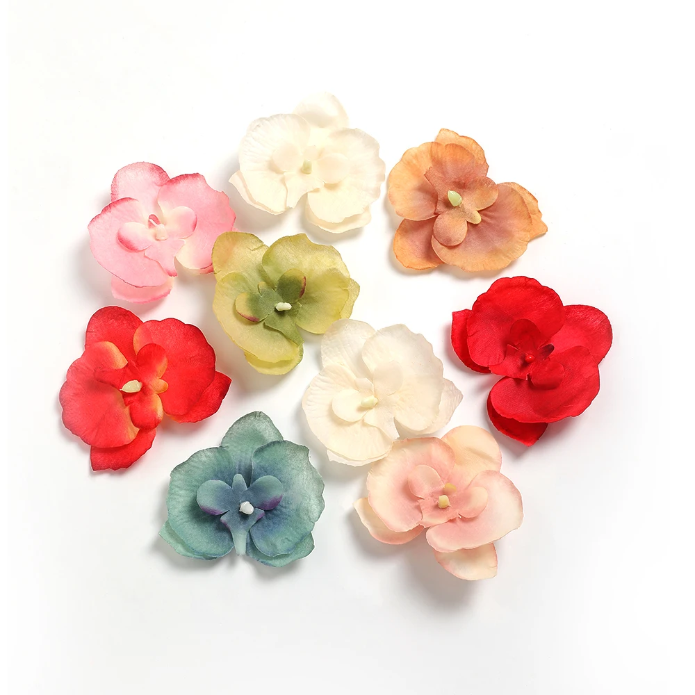 10 قطعة رؤوس الزهور الاصطناعية 8 سنتيمتر الزهور وهمية للمنزل غرفة ديكور حديقة الزفاف الديكور لوازم الحفلات جارلاند اكسسوارات