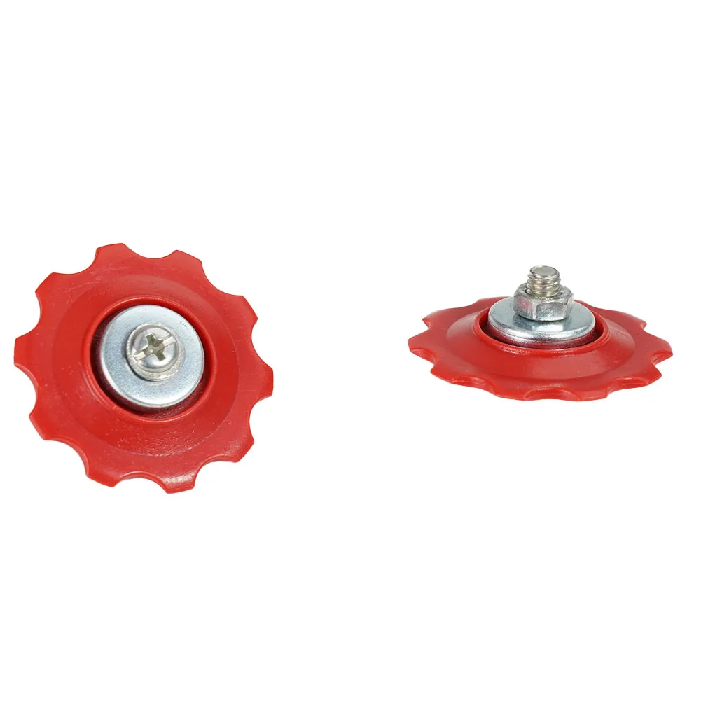 Bike Enthusiasts Get 2 Pcs of High Quality Guide Wheels for Bicycle Rear Derailleur Compatible with 6/7/8 Speed Bikes