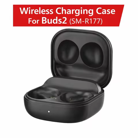 Wireless Charging Case For Galaxy Buds2 SM-R177, 700mAh Battery, Type-C &amp; Wireless Charging, LED Indicator