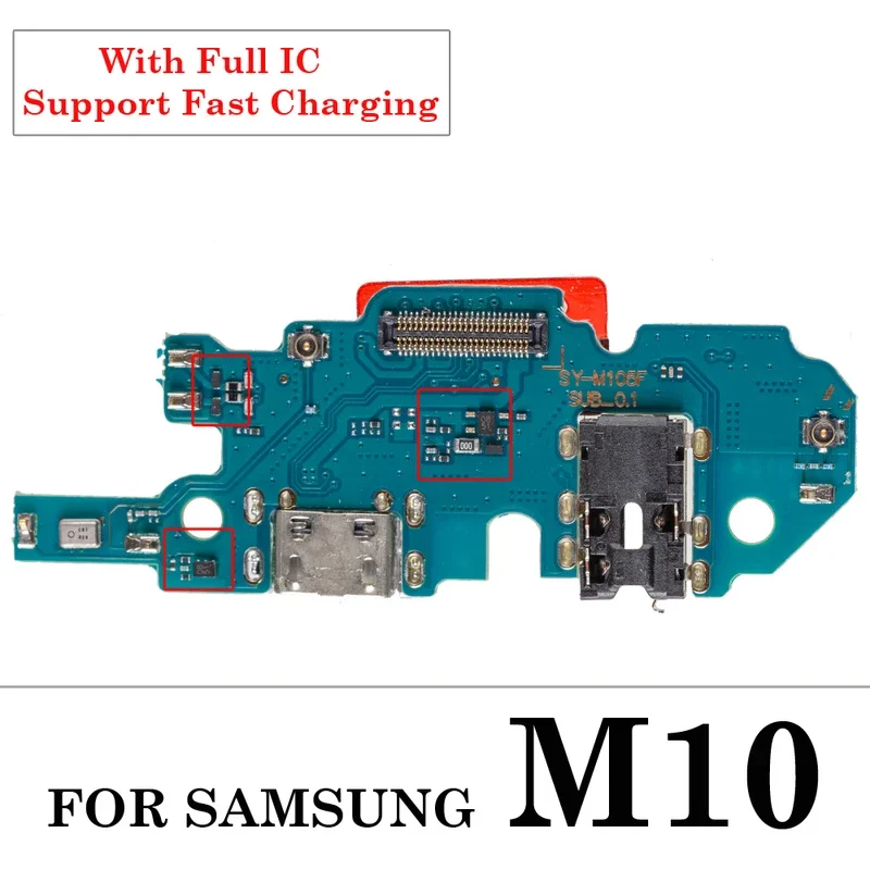 10 pcs/lot USB charger flex cable for Samsung Galaxy M10 M20 M30 m30s M40 A60 Dock Connector board charging port Flex