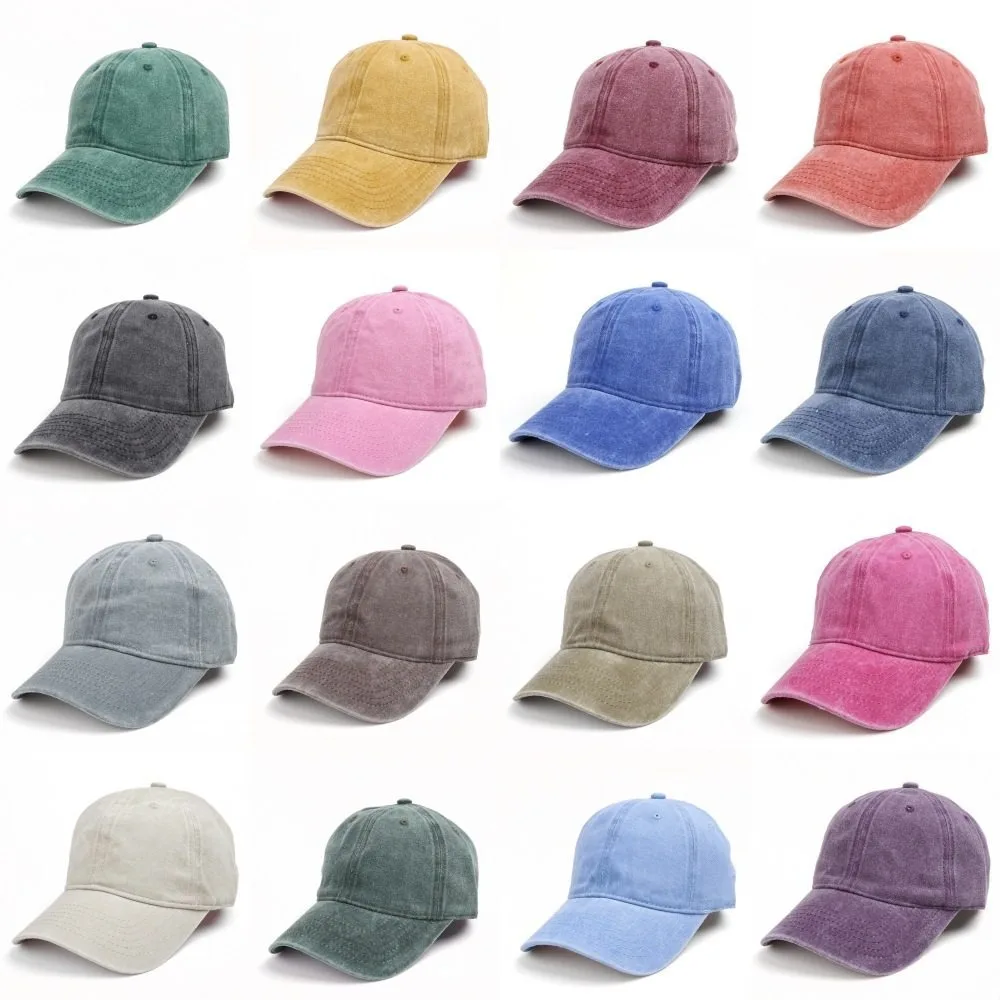 Japanese Retro Kapital Vintage Solid Color Couple Retro Baseball Cap Men's and Women's Color Blocked Hat