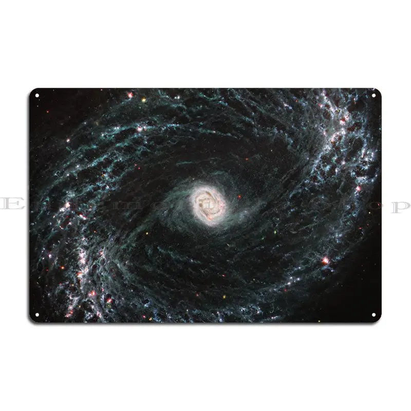 Ngc 1433 Spiral Galaxy Metal Sign Party Iron Customize Bar Cave Design Tin Sign Poster