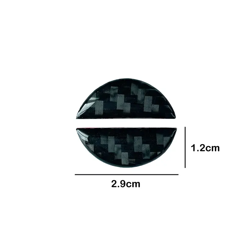 Car Styling Carbon Fiber Decor Car Steering Wheel Emblem Badge Sticker For Volvo XC40 XC60 XC90 V40 V60 S60 S90 Car Accessories