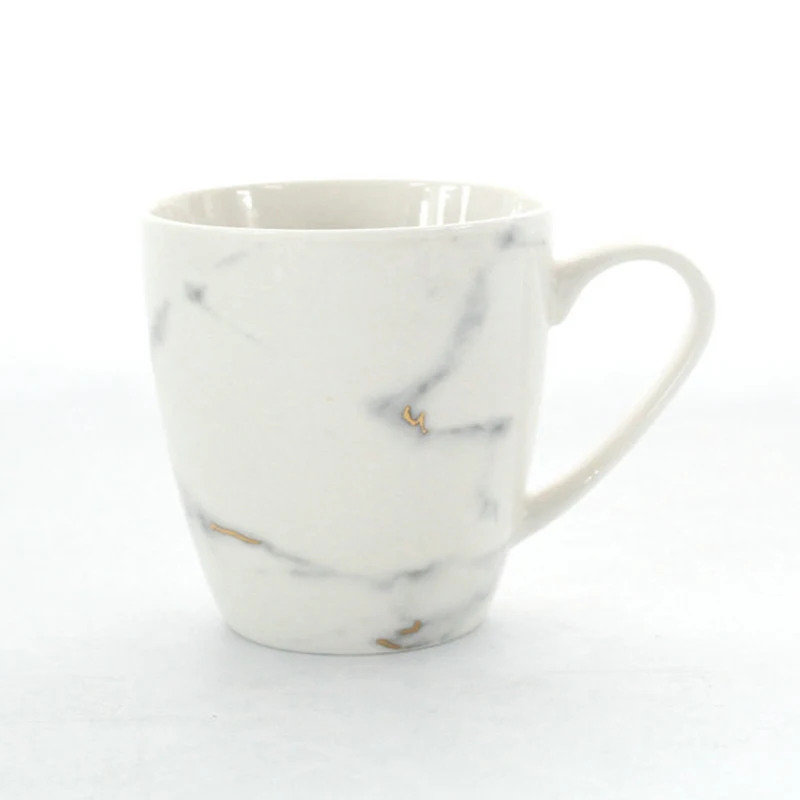 

Wholesale Teaware Irish Ceramic Coffee 16oz Cup Marble Mug With Handle