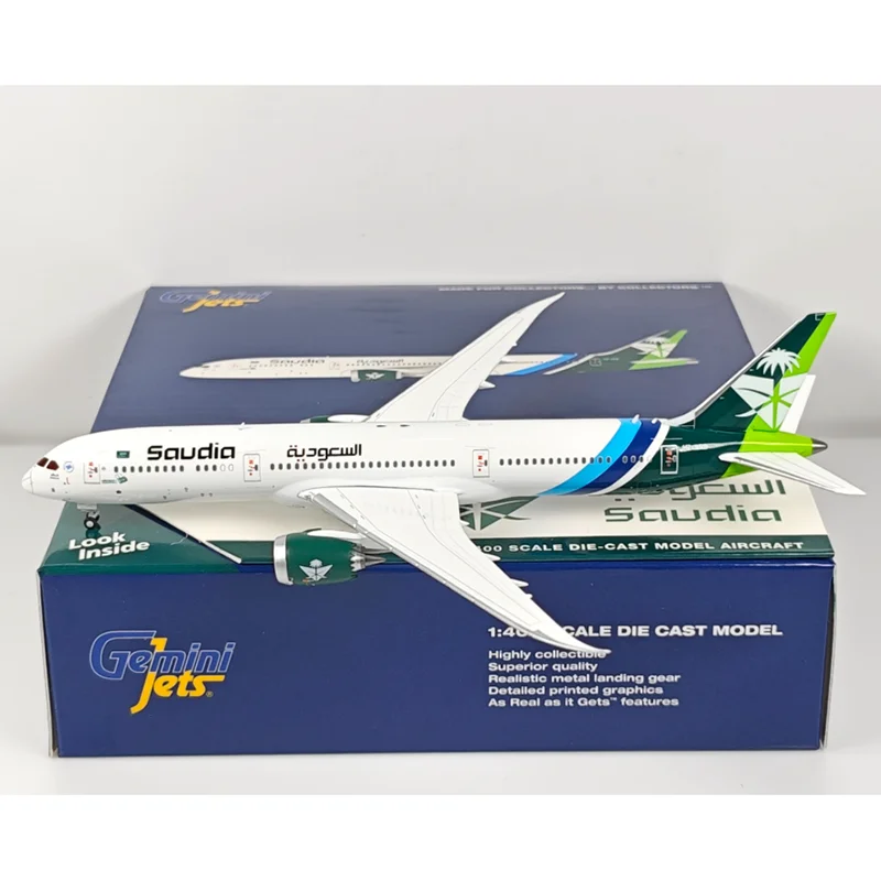 GeminiJets 1/400 スケール サウジアラビア航空 B787-9 HZ-ARB ダイキャスト合金航空機モデル コレクタブル装飾品