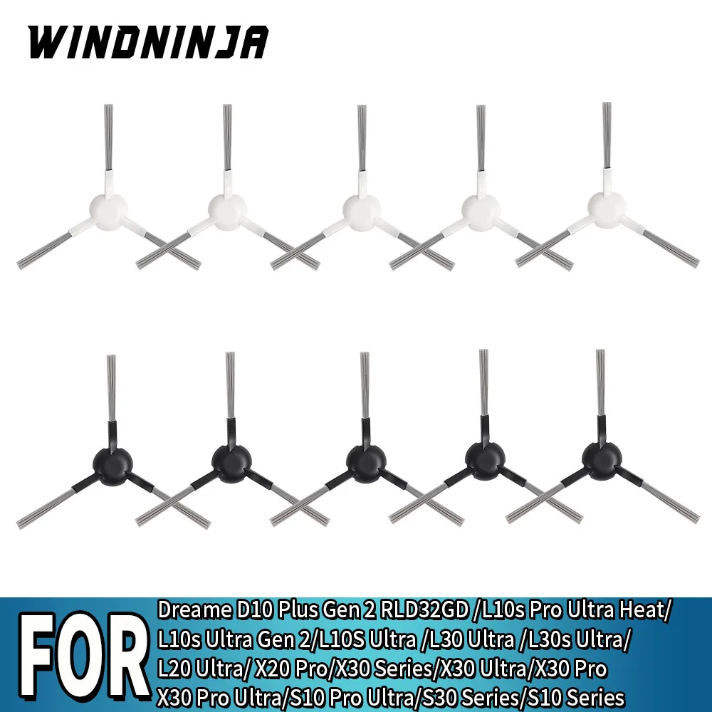 

Side Brush For Dreame L10s Pro Ultra Heat/L10s Ultra Gen 2/L10S Ultra/X30 Ultra/L30 Ultra/L20 Ultra/S30/S10 Robot Vacuum Part