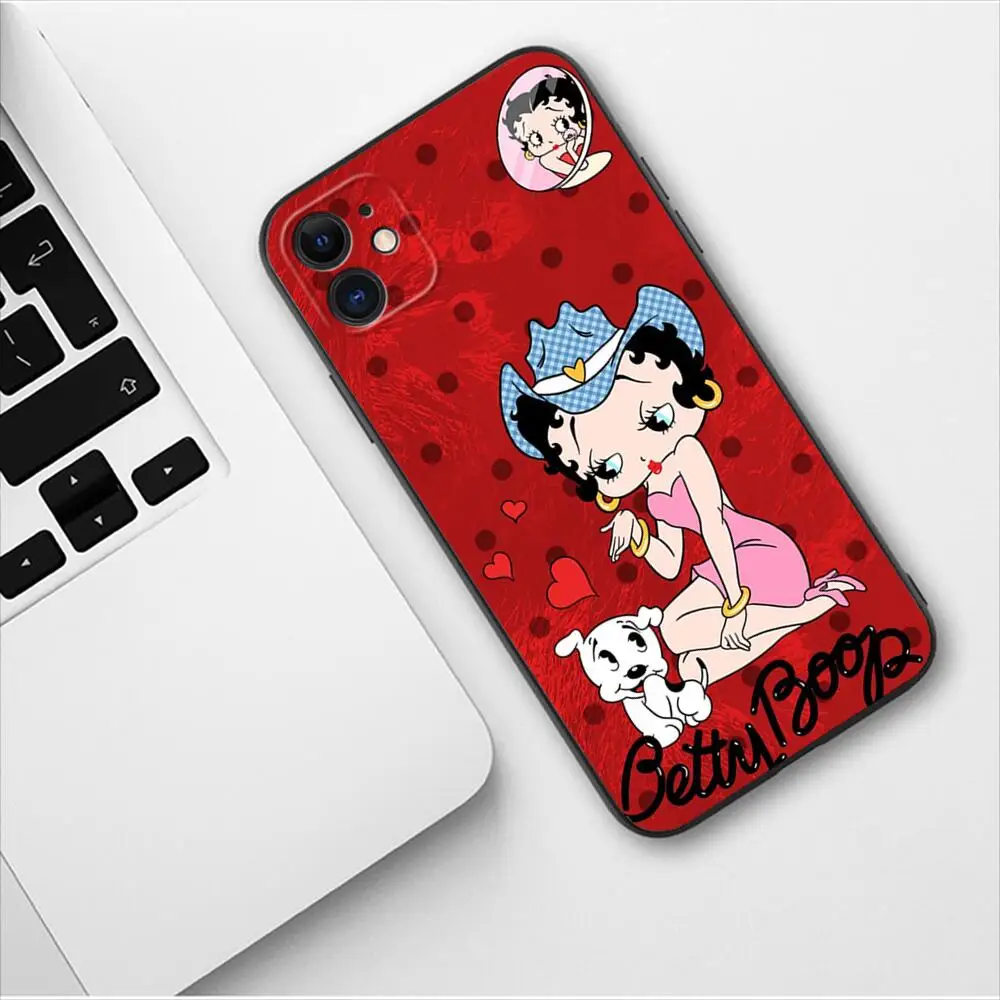 Custodia per telefono Sexy Girl B-Betty per Apple IPhone 13 12 11 14 15 Pro Max Mini SE XR X XS Max 6S 8 7 plus Cover in TPU di moda di lusso