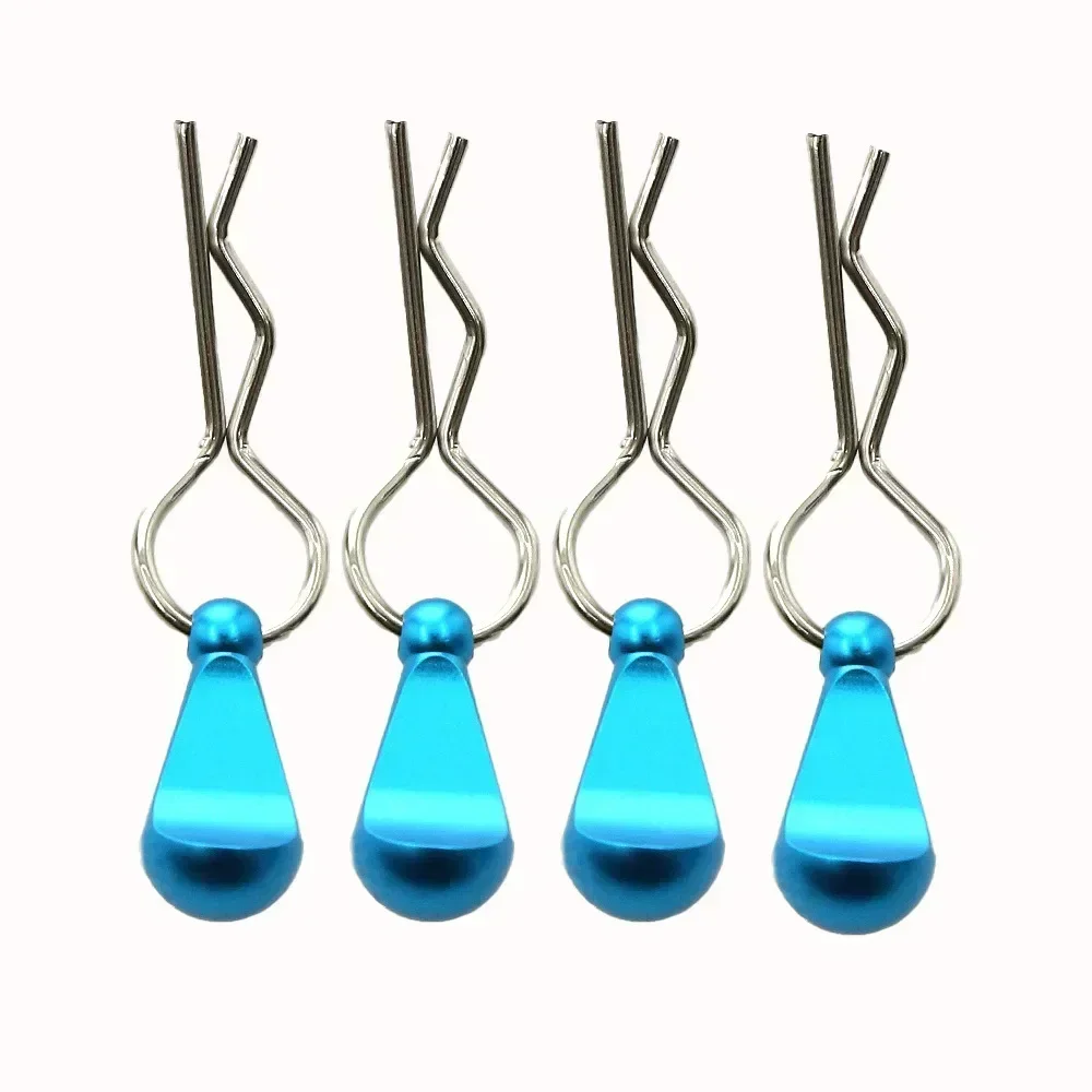

4pcs Body Shell Clip Pin with Fixing Bracket Aluminum Mount Set for 1/5 1/8 1/10 1/12 RC Model Car Toys Spare Parts Accessories