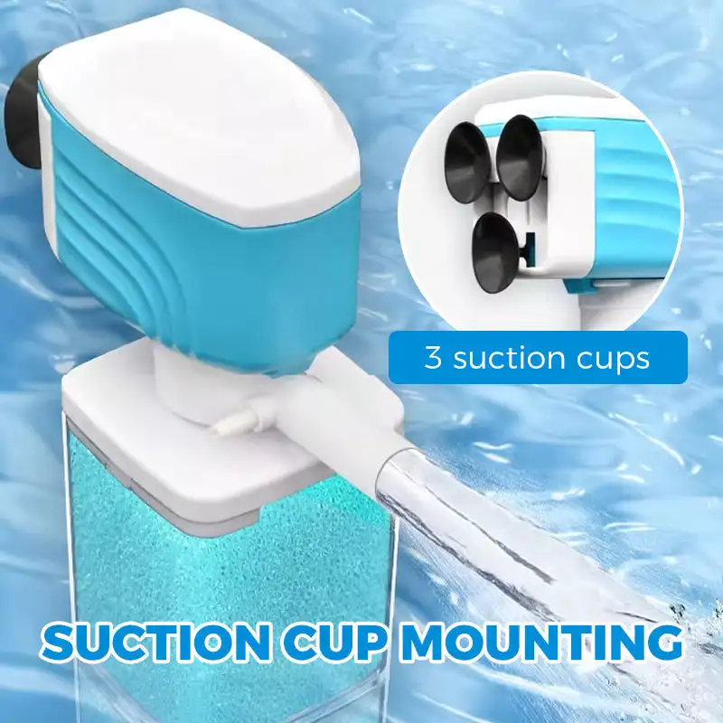 Sponge Filter Aquarium Internal Filter Water Purification Multi-functional Fish Tank Water Pump Wave Make Stool Sucker Air Pump - Image 5