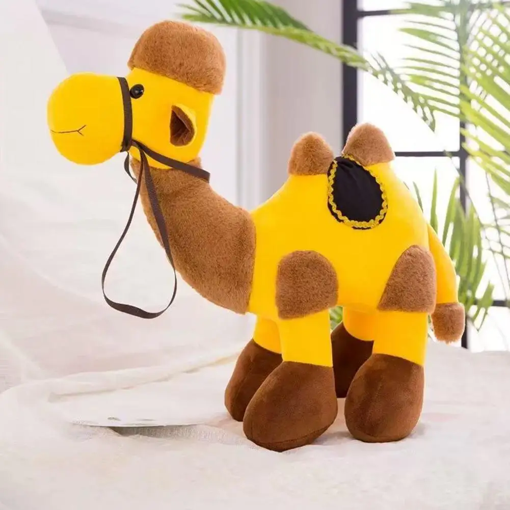 

Плюшевая мягкая игрушка 30 см с двойной горбатой спинкой, мягкий компаньон для путешествий по пустыне, подарок для детей L5z2