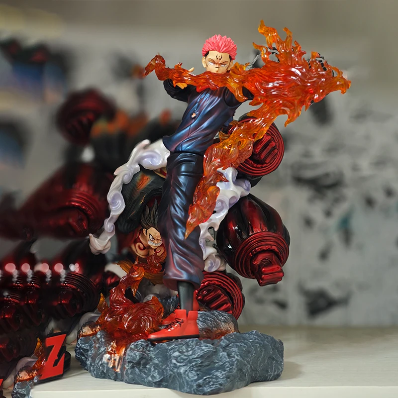 جديد في المخزون 28 سنتيمتر Jujutsu Kaisen شخصيات كرتونية Itadori يوجي أرقام Ryomen Sukuna بولي كلوريد الفينيل تمثال جمع نموذج هدية مزخرفة لعبة