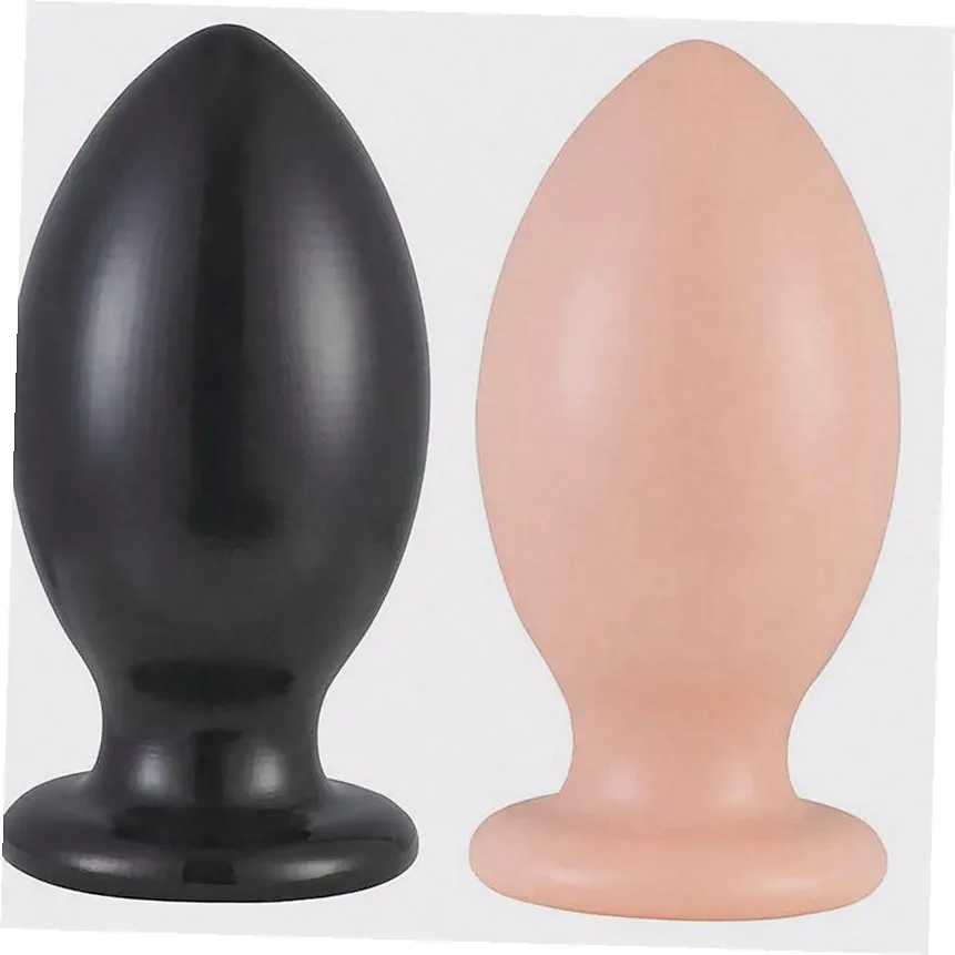 Large Caliber Anal Dilator Dildo Style Butt Plug Soft Skin-friendly Silicone Anus Expander Prostate & Private Area Stimulation view 3
