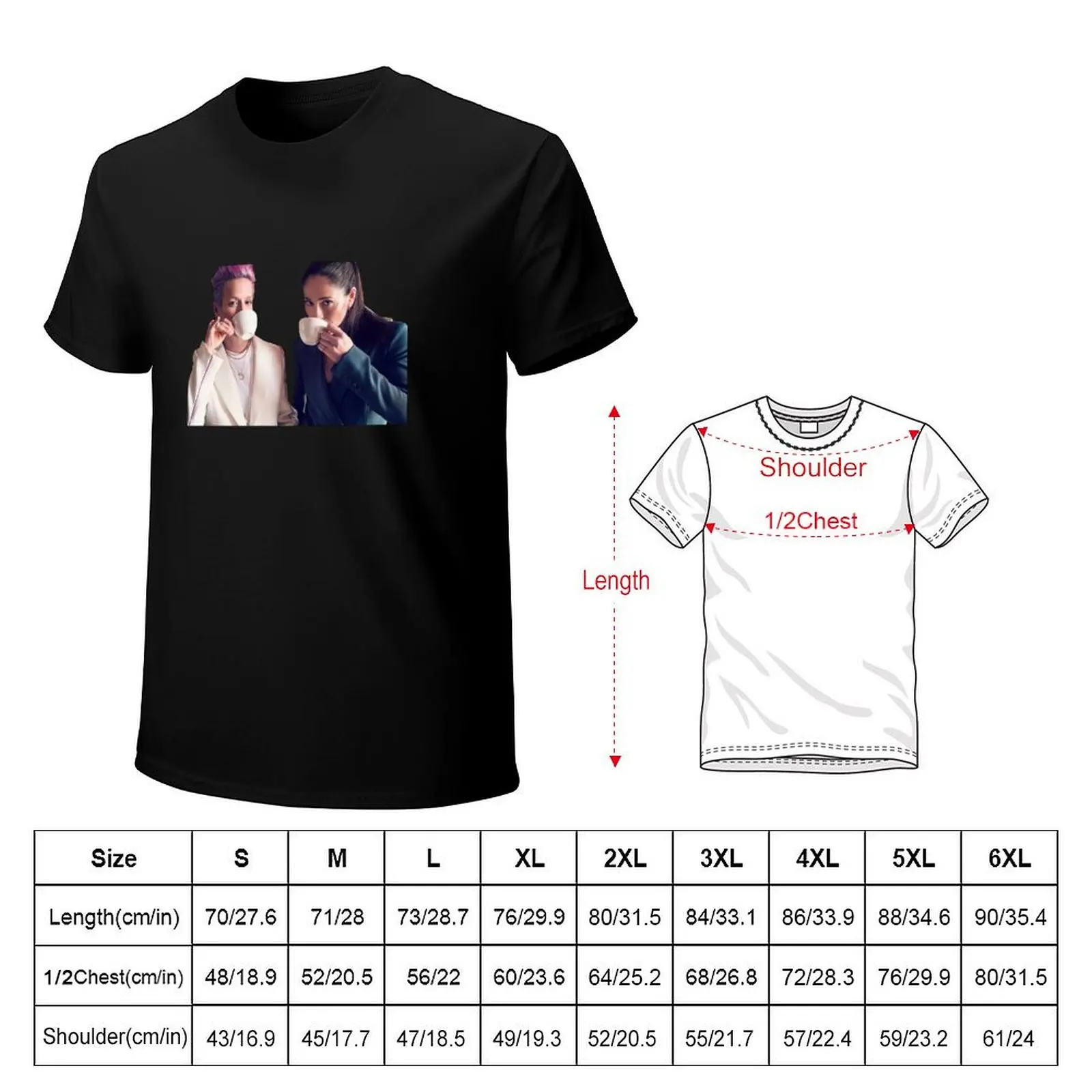 Megan Rapinoe and Sue Bird T-Shirt plus size clothes customizeds oversized men t shirt