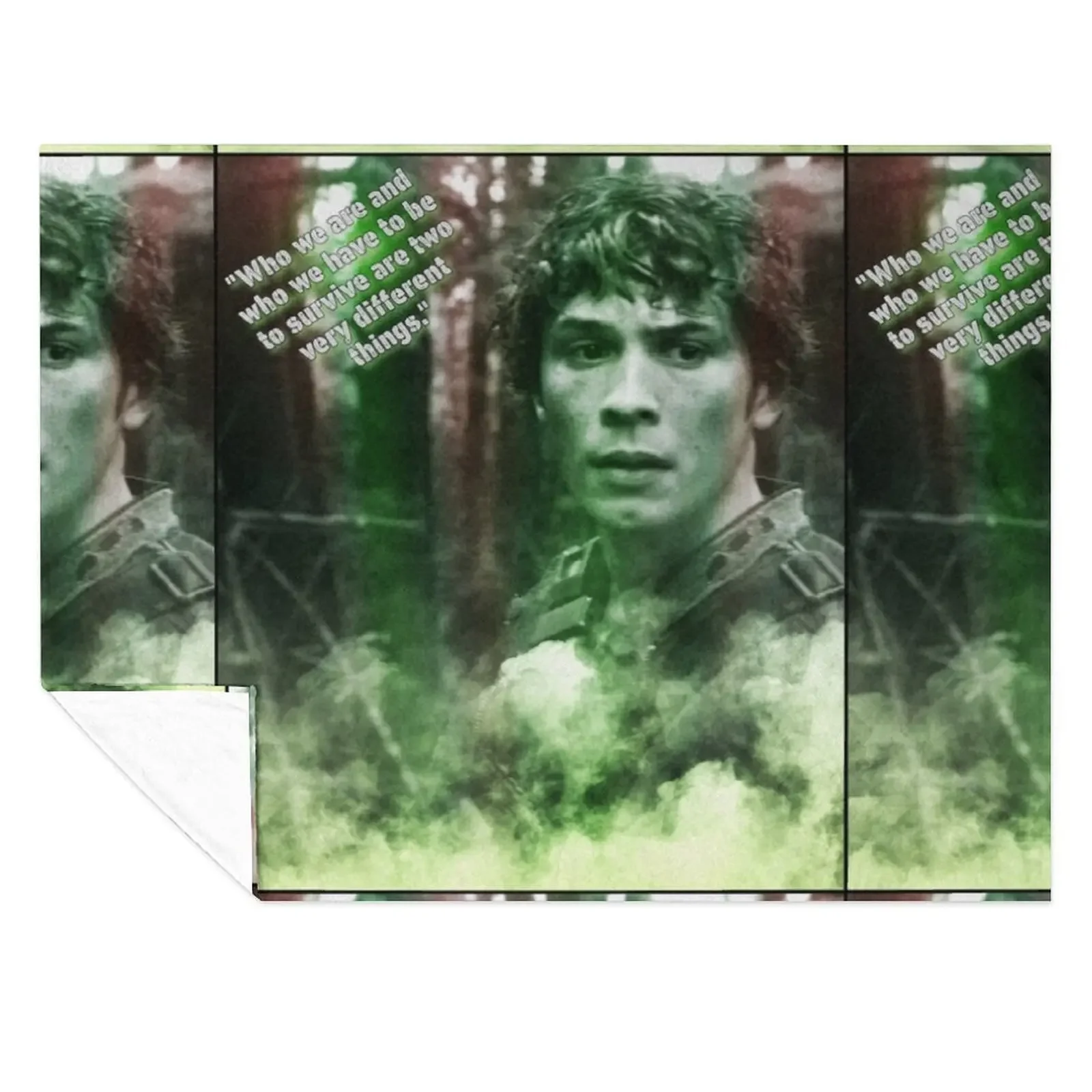 

Bob Morley Survival Art Throw Blanket Bed linens Furry Warm blankets ands Blankets