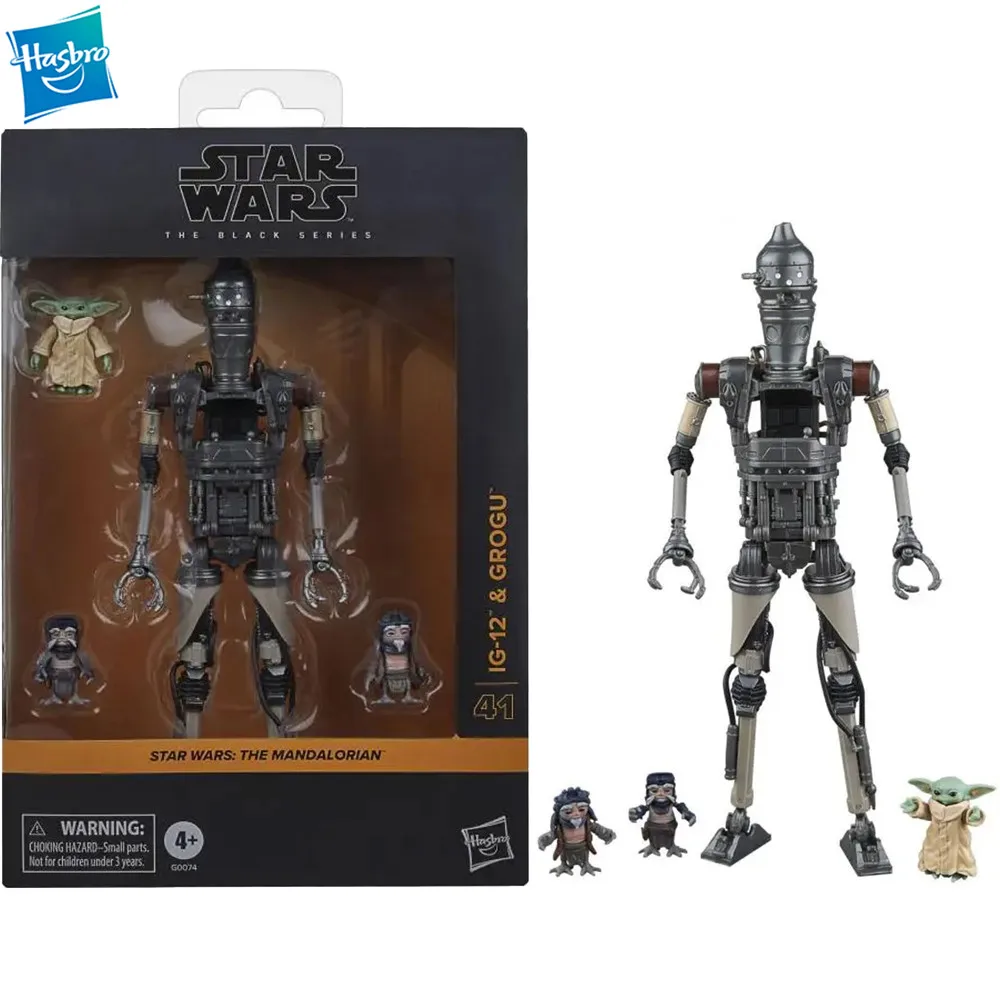 

Оригинальная 6-дюймовая фигурка Hasbro Star Wars The Black Series Deluxe Ig-12 & Grogu G0074 с предварительным заказом