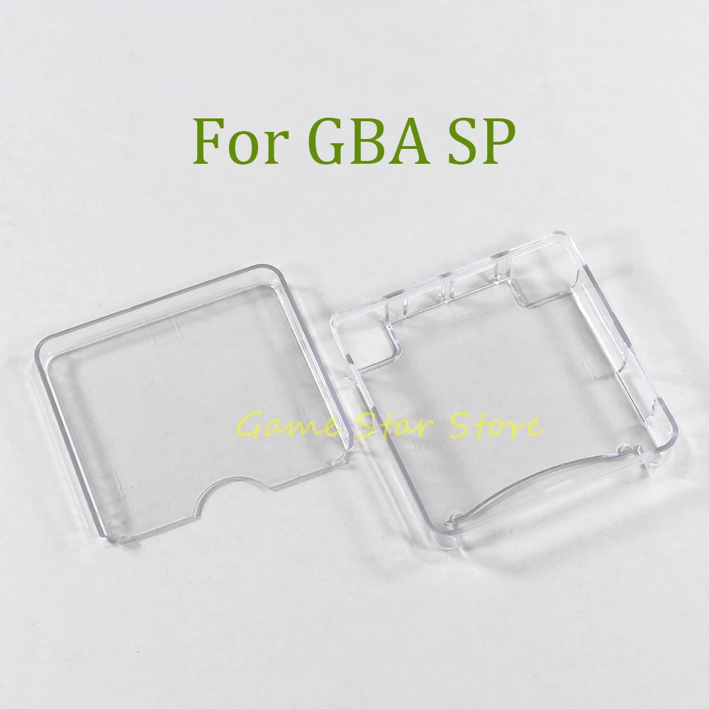 1set Clear Crystal Case For GBA SP Protective Cover Housing Shell For Gameboy Advance SP Game Console