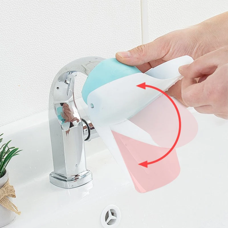 Universal Faucet Extender Baby Handwashing Cartoon Silicone Extender Extension Cute Splash Proof Children's Aid Divine