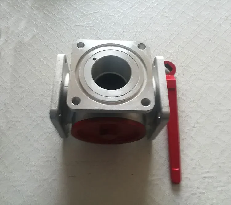 Four-position three-way ball valve for sprinkler, aluminum alloy method switch for oil tanker