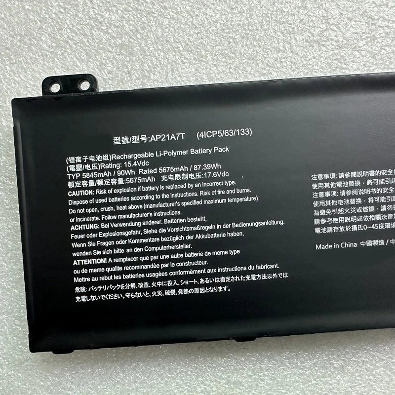 AP21A5T AP21A7T AP21A8T Laptop Battery For Acer Nitro 5 AN517-55,Predator Helios 300 PH317,PH315-55 NEO PHN16-71 PH16-71 PH18-71