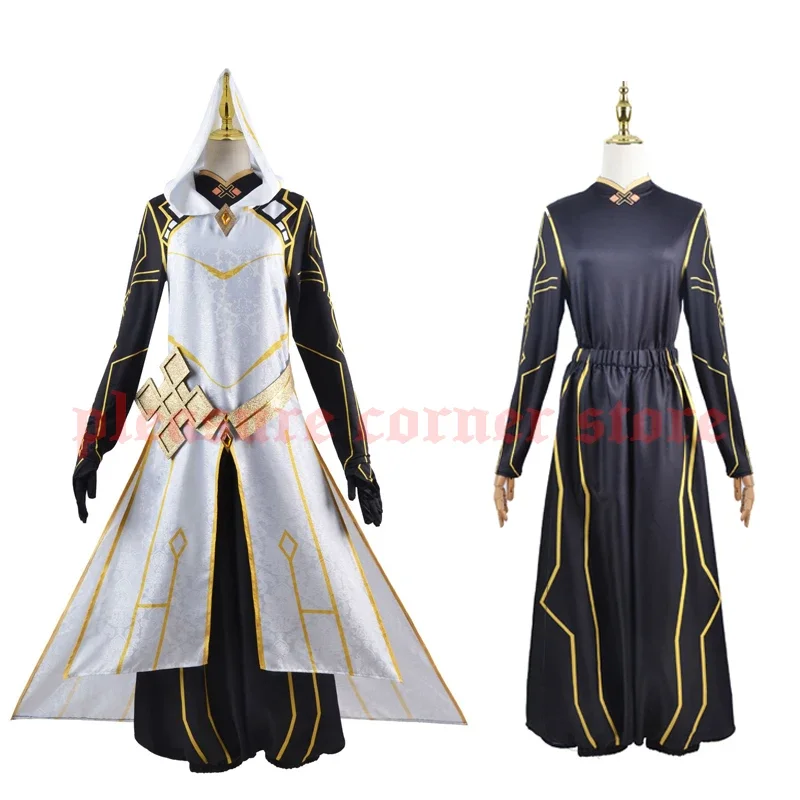 Jogo Genshin Impact Zhongli Cosplay Traje, Zhong Li Uniforme de Combate, Arconte Conjunto Completo Terno com Peruca, Roupas Morax