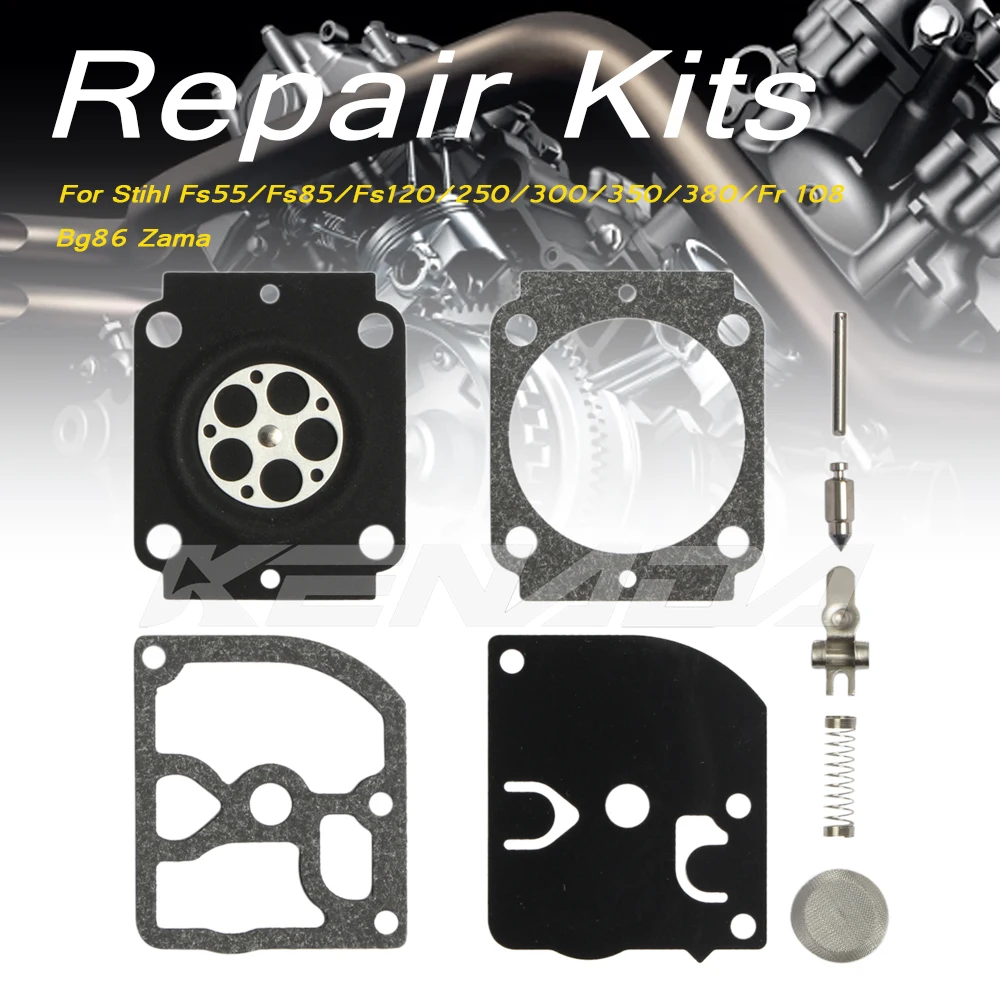 

Carburetor Repair Kits For Stihl Fs55/Fs85/Fs120/250/300/350/380/Fr 108 Bg86 Zama