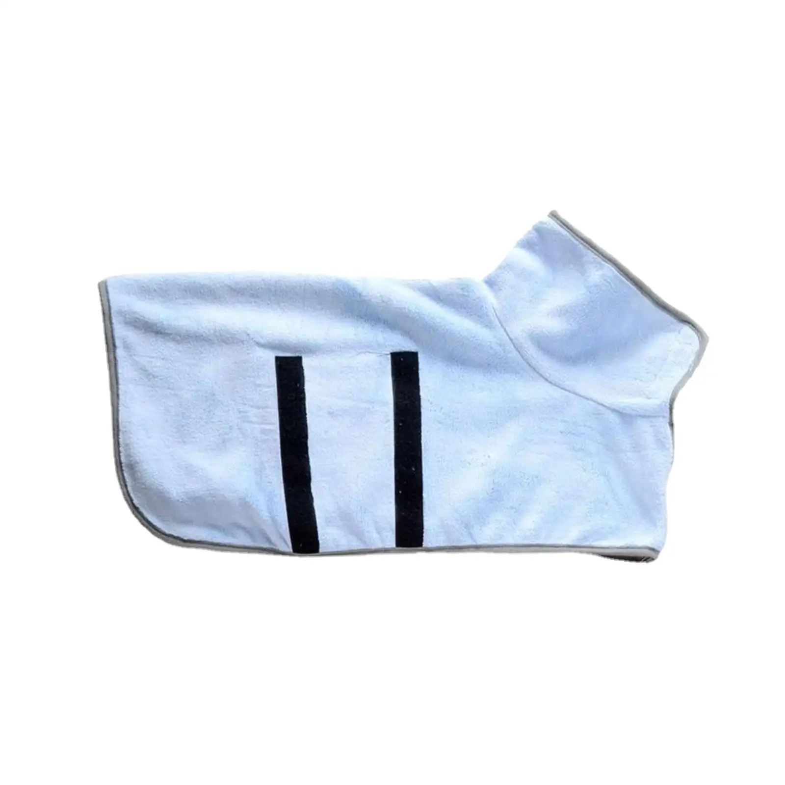 Absorbent Dog Towel Bathrobe Quick Drying Plush Pet Robe for Bath and Pool Warm Drying Coat for Small Dogs Home Use