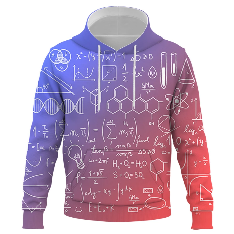 

mathematical formula Hoodies Men Women Sweatshirt Fashion Hooded Autumn Casual Harajuku Hip Hop Boys Girls Pullovers Oversize