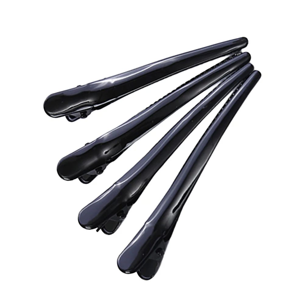 

4Pcs Large Hairdressing Clips Set Professional Alligator Partition Clips for Salon and Home Use Plastic Styling Tools