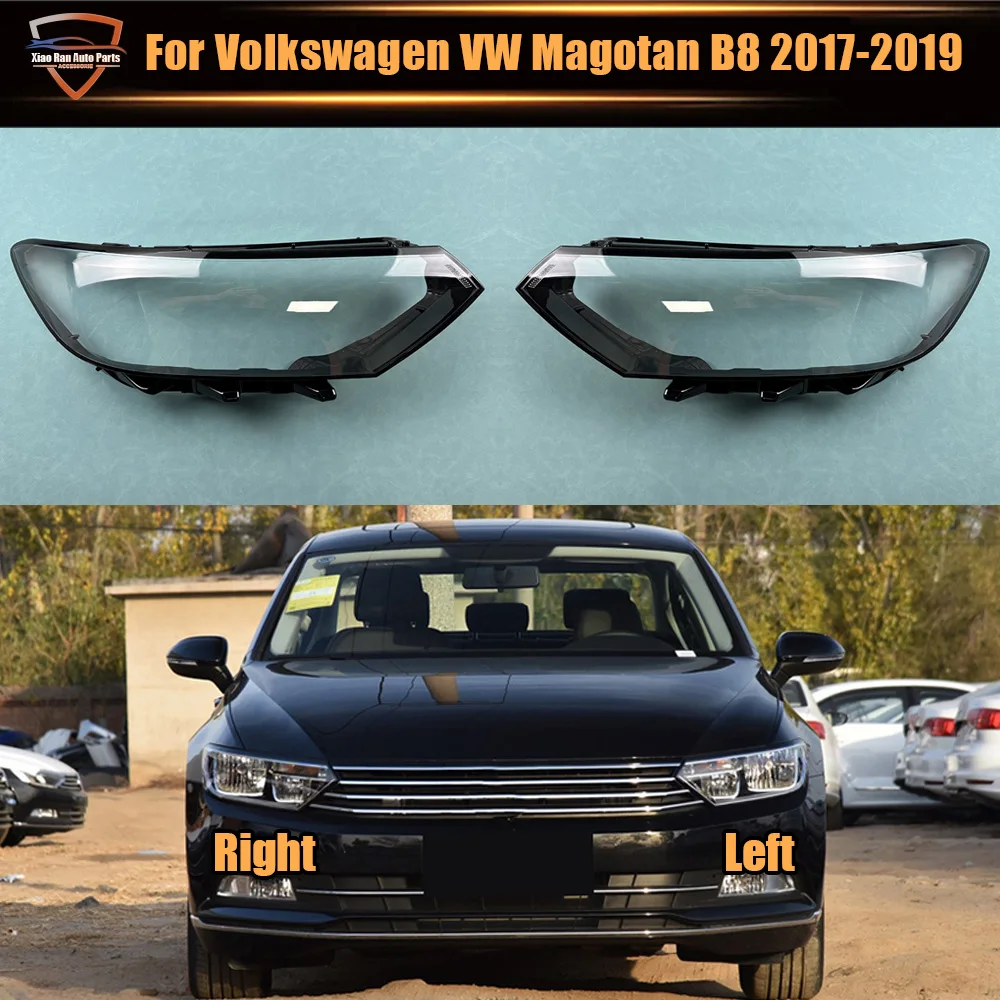

For Volkswagen VW Magotan B8 2017 2018 2019 Halogen Headlight Cover Replacement Front Car Light Auto Shell Lampcover Lampshade