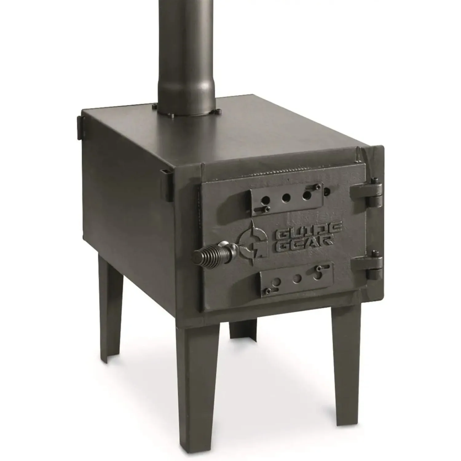 Outdoor Wood Burning Stove, Portable with Chimney Pipe for Cooking, Camping, Tent, Hiking, Fishing, Backpacking