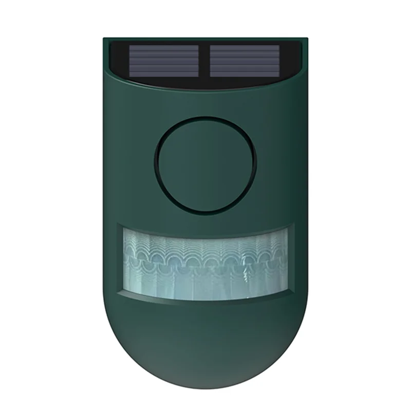 

GROCE-Solar Alarm Motion Sensor 129Db Outdoor Security Siren For Farm Solar Sound And Light Alarm Motion Sensor 5V 80Nah