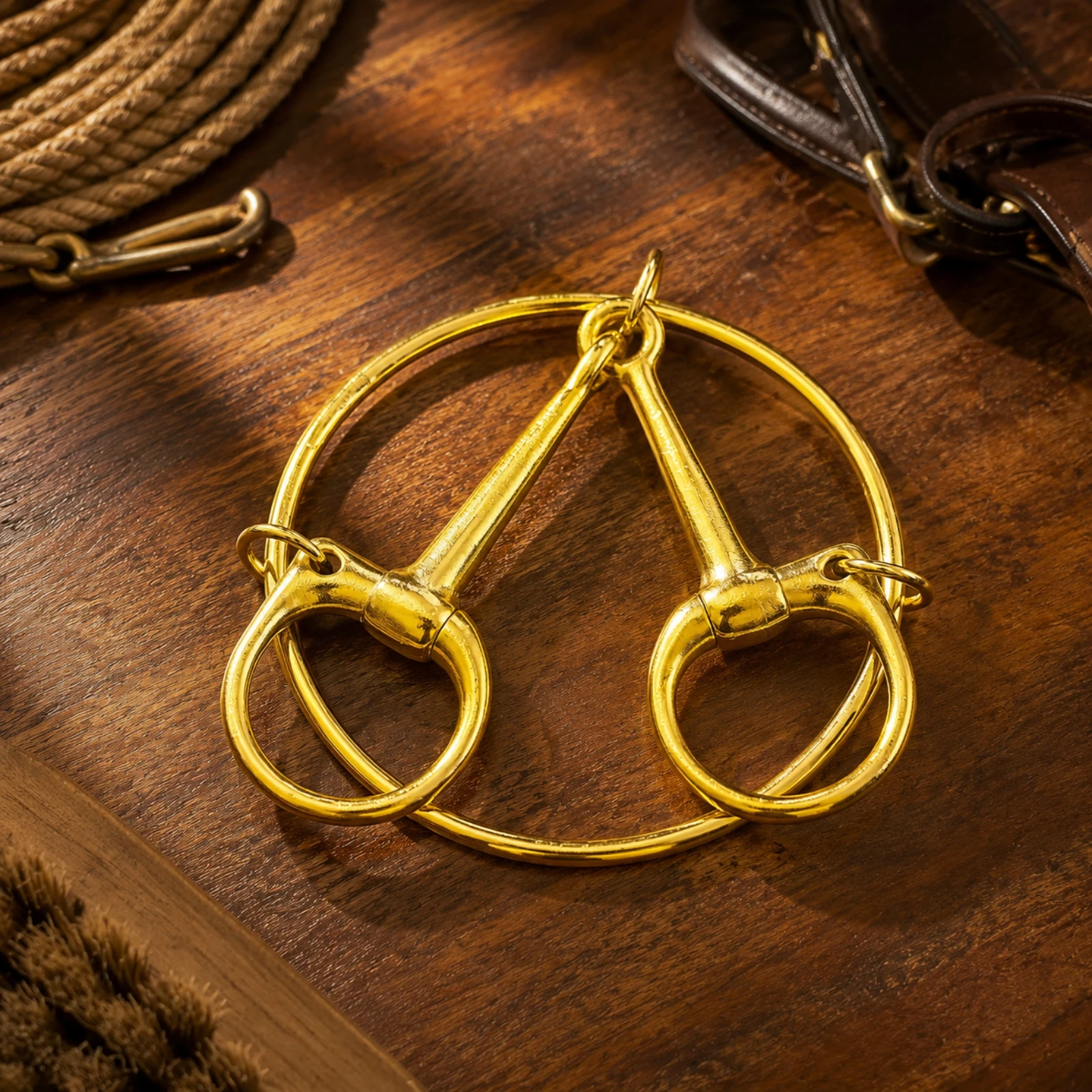 Horse Tack Practical Design Low-Carbon Steel Horse Bit Equestrian Hardware Affordable for Equestrians, Bridle Replacement