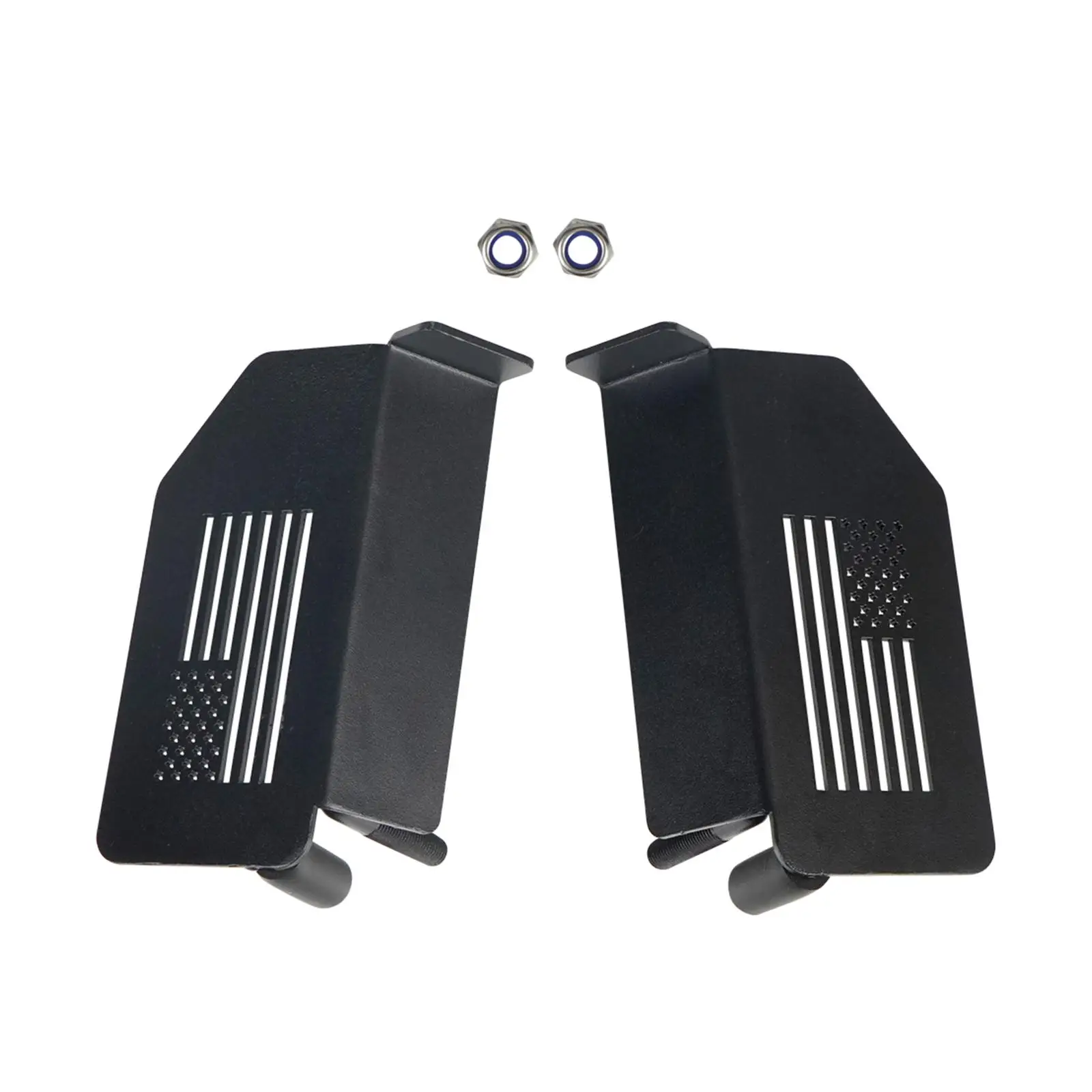 2Pcs Door Off Foot Pegs Foot Rest Pedals for Jeep Wrangler Gladiator