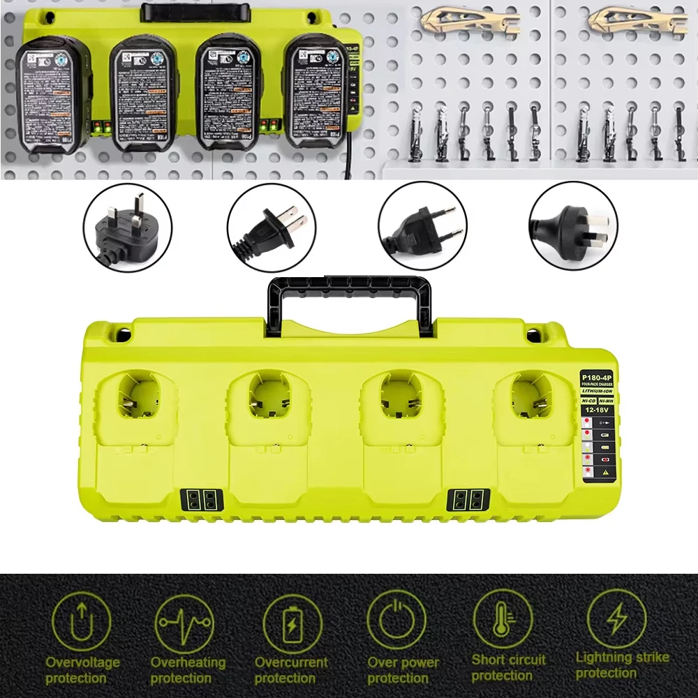 

For Roybi P108 18v Battery 14v 6A Dual Charger Compatible For Roybi One Plus Battery P100 P102 P103 P105 P107 1400670 P117 P118