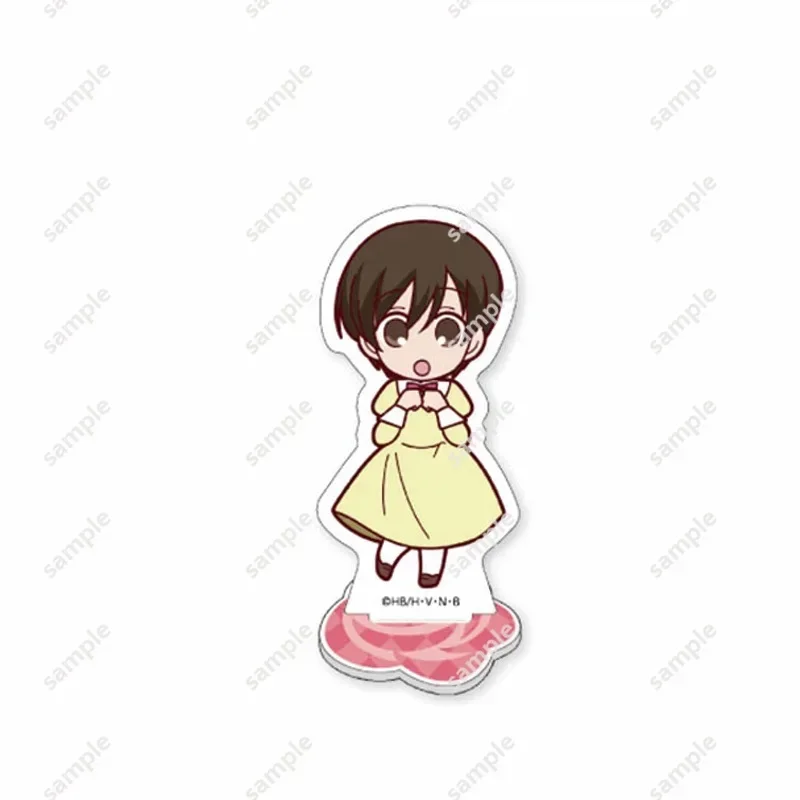 Anime Ouran High School Host Club Stand Fujioka Haruhi King Acrylic Standing Cartoon Figure Model Plate Table Ornaments Cos Toy