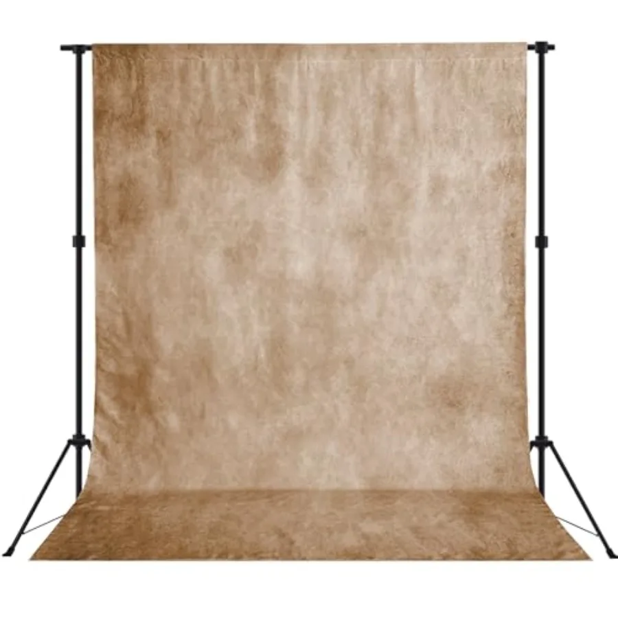 

8X12FT Abstract Brown Portrait Photography Backdrops with Pocket on Top for Professional Photo Studio Booth Props