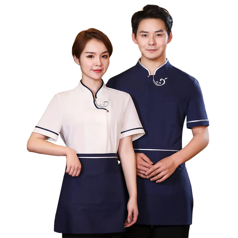 

Professional Waiter Uniform Set for Men and Women, Perfect for Restaurants Bars and Cafes Hotpot Shop Kitchen Chef Coat