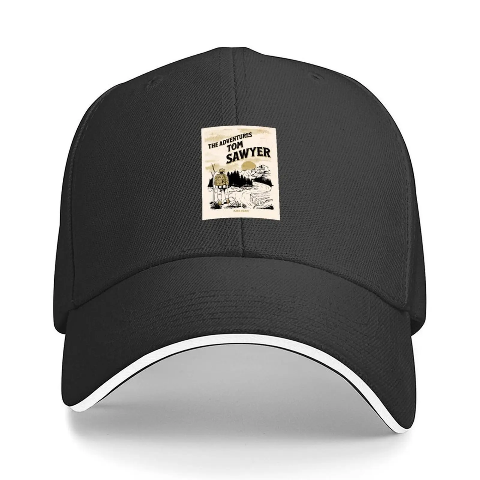 

The Adventures Of Tom Sawyer - Mark Twain Book Cover Art Baseball Cap Kids Hat Sun Cap Brand Man cap custom caps Men's Women's