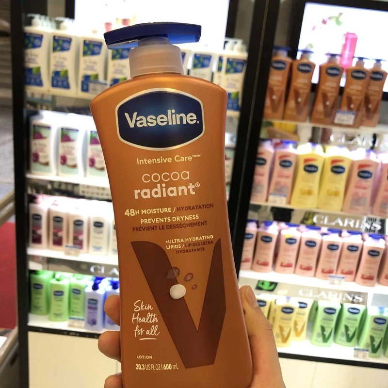 Vaseline Body Lotion 600ml Moisturizing, Deep Repairing, Efficient Moisture Locking and Brightening Skin Tone