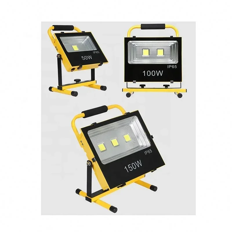Hot saleBattery powered led work lamp IP65 outdoor super brightness adjustable angle golf driving range 800w stadium flood light